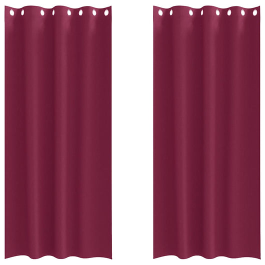 Tende oscuranti con tende Rosso Vino Poliestere 4107356