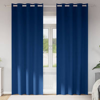 Tende oscuranti con tende Blu Scuro Poliestere 4107366