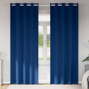 Tende oscuranti con tende Blu Scuro Poliestere 4107366