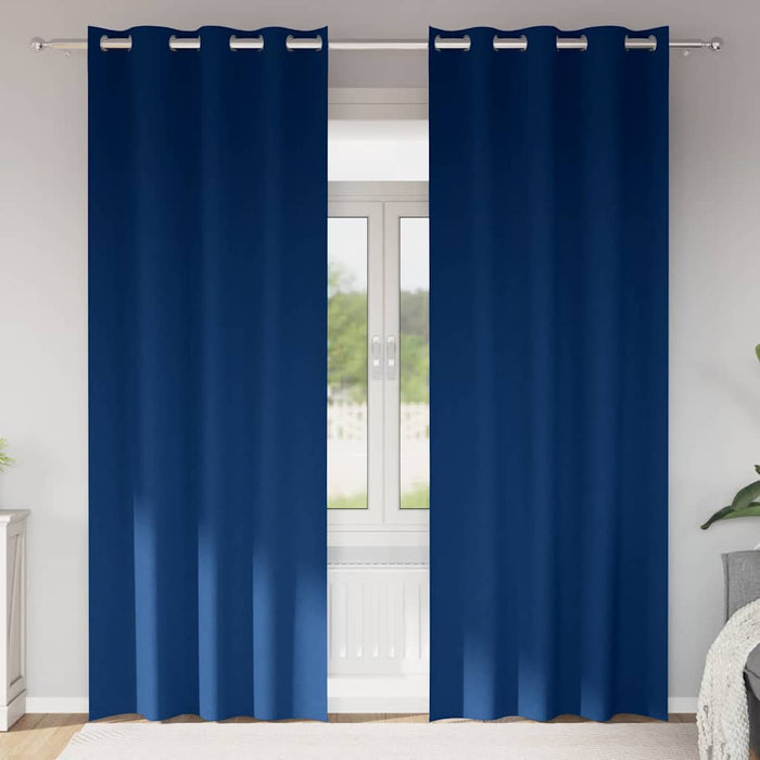 Tende oscuranti con tende Blu Scuro Poliestere 4107366