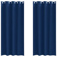 Tende oscuranti con tende Blu Scuro Poliestere 4107367