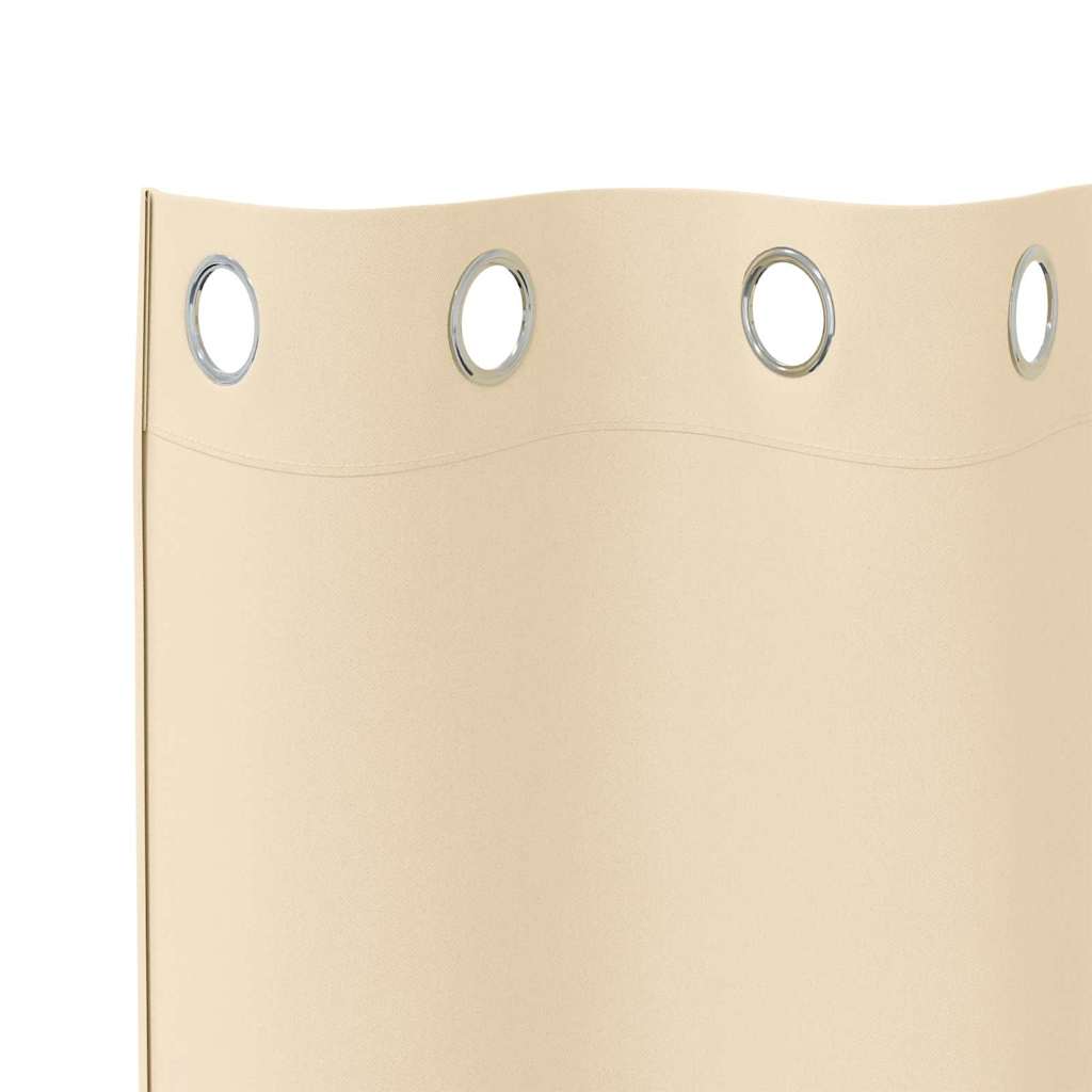 Tende oscuranti con tende Crema Poliestere 4107376