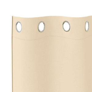 Tende oscuranti con tende Crema Poliestere 4107376