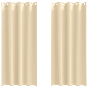 Tende oscuranti con tende Crema Poliestere 4107376