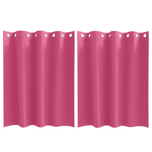 Tende oscuranti con tende Rosa brillante Poliestere 4107403