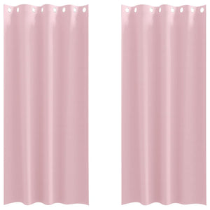 Tende oscuranti con tende Rosa baby Poliestere 4107412