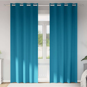 Tende oscuranti con tende Turchese Poliestere 4107420