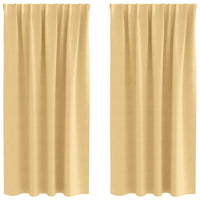 Tende oscuranti con tende Beige Poliestere 4107424
