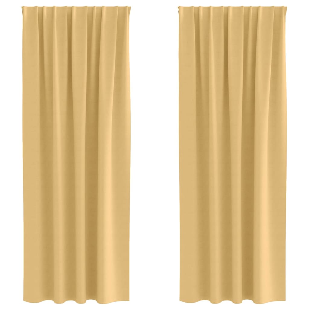 Tende oscuranti con tende Beige Poliestere 4107426