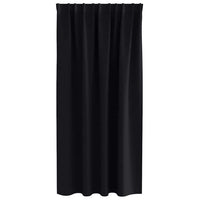Tende oscuranti con tende Nero Poliestere 4107429