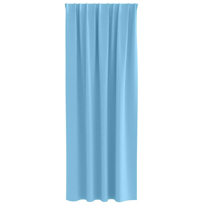 Tende oscuranti con tende Blu Chiaro Poliestere 4107435
