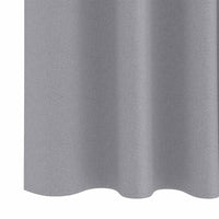 Tende oscuranti con tende Grigio chiaro Poliestere 4107457
