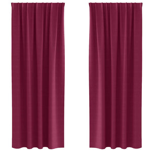 Tende oscuranti con tende Rosso Vino Poliestere 4107465