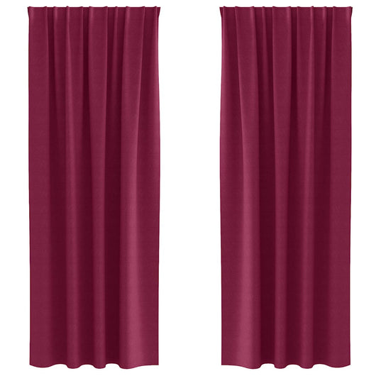 Tende oscuranti con tende Rosso Vino Poliestere 4107465