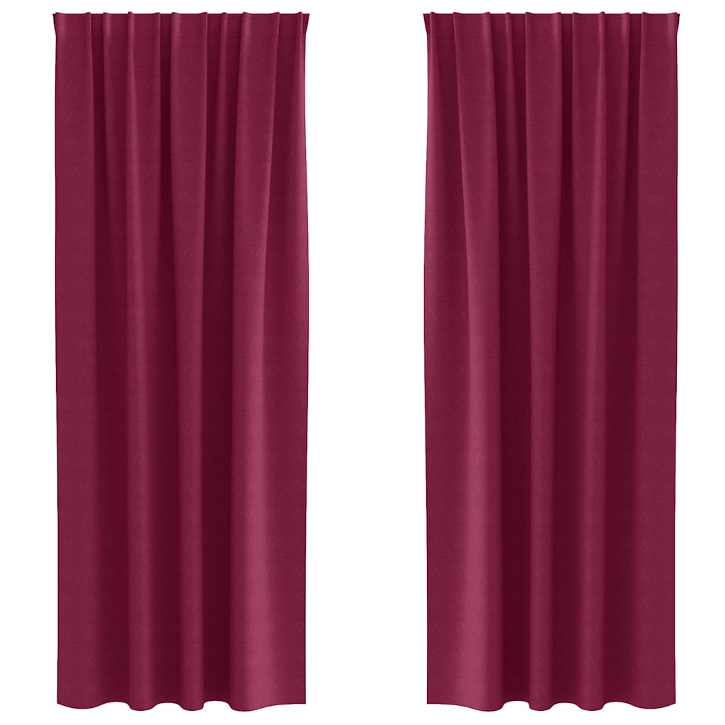Tende oscuranti con tende Rosso Vino Poliestere 4107467