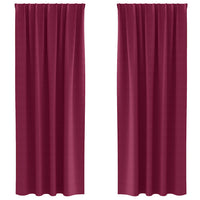 Tende oscuranti con tende Rosso Vino Poliestere 4107467