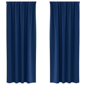 Tende oscuranti con tende Blu Scuro Poliestere 4107476