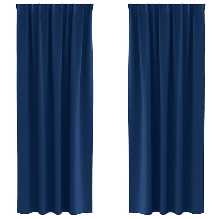 Tende oscuranti con tende Blu Scuro Poliestere 4107476