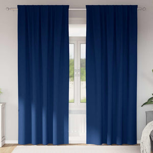 Tende oscuranti con tende Blu Scuro Poliestere 4107477