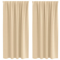 Tende oscuranti con tende Crema Poliestere 4107484