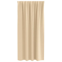 Tende oscuranti con tende Crema Poliestere 4107484