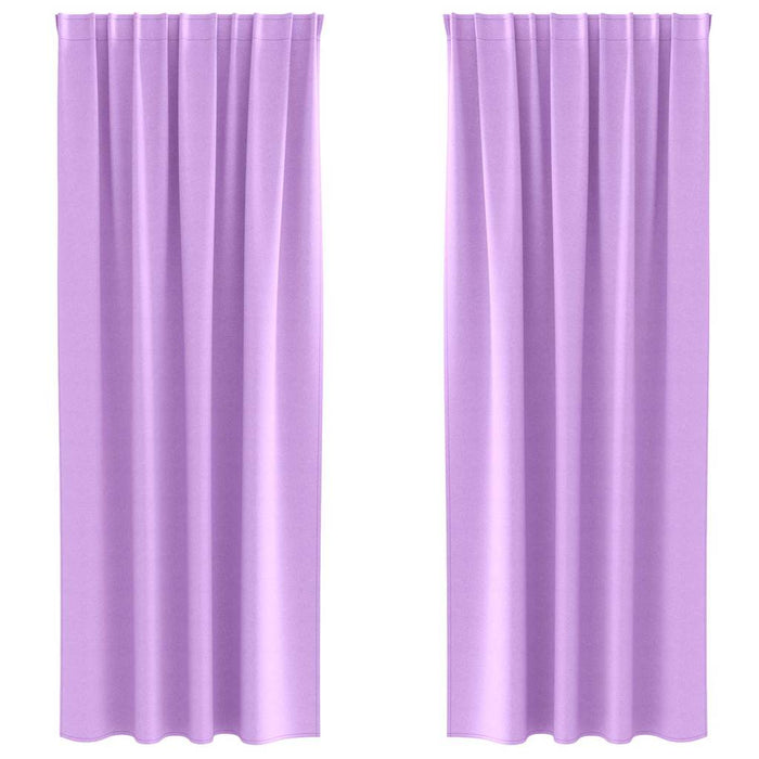Tende oscuranti con tende Viola Poliestere 4107491