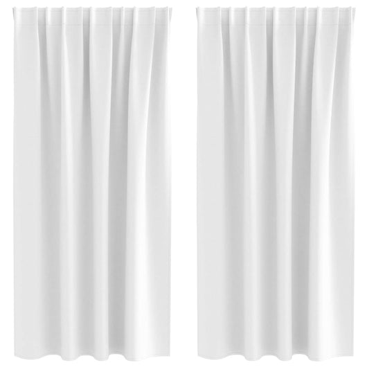 Tende oscuranti con tende Bianco brillante Poliestere 4107494