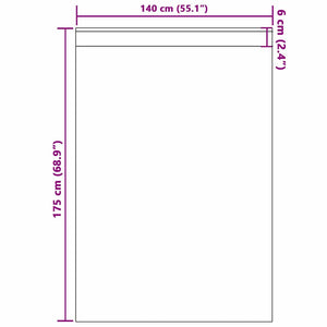 Tende oscuranti con tende Bianco brillante Poliestere 4107494