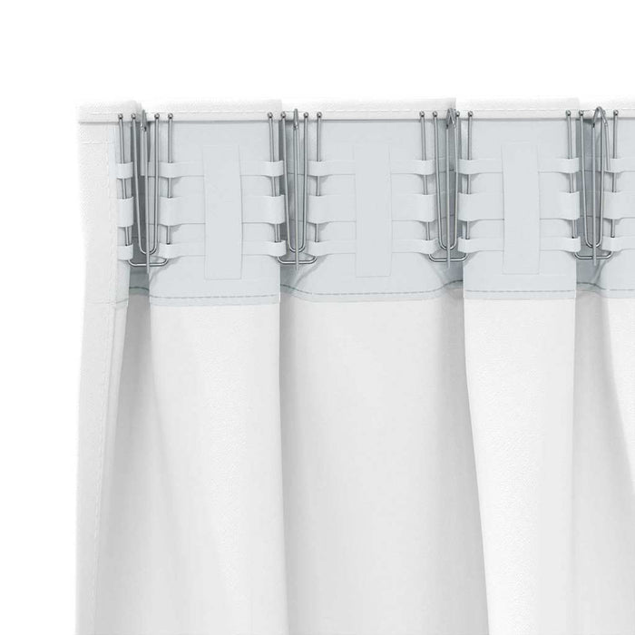 Tende oscuranti con tende Bianco Puro Poliestere 4107495