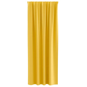 Tende oscuranti con tende Giallo senape Poliestere 4107505