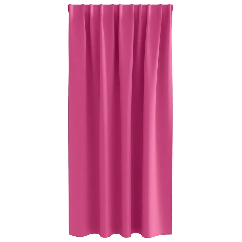 Tende oscuranti con tende Rosa brillante Poliestere 4107514