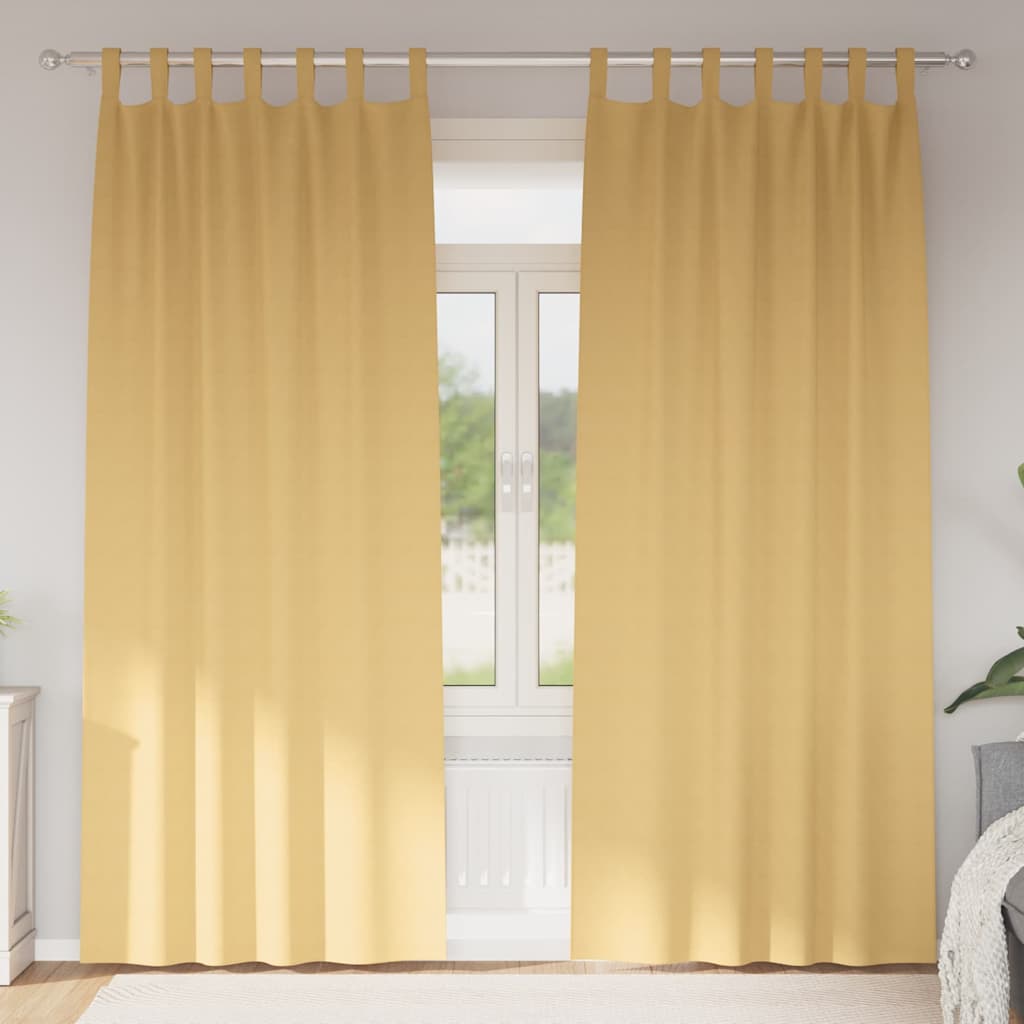 Tende oscuranti con tende Beige Poliestere 4107537