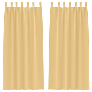 Tende oscuranti con tende Beige Poliestere 4107537