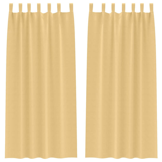 Tende oscuranti con tende Beige Poliestere 4107537