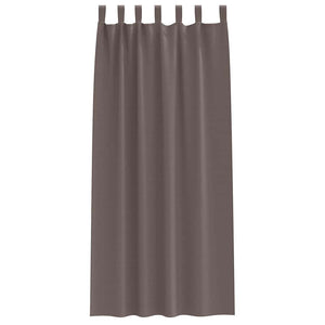 Tende oscuranti con tende Marrone Scuro Poliestere 4107557