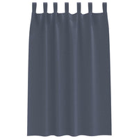 Tende oscuranti con tende Antracite Poliestere 4107559