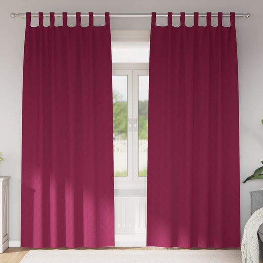 Tende oscuranti con tende Rosso Vino Poliestere 4107577