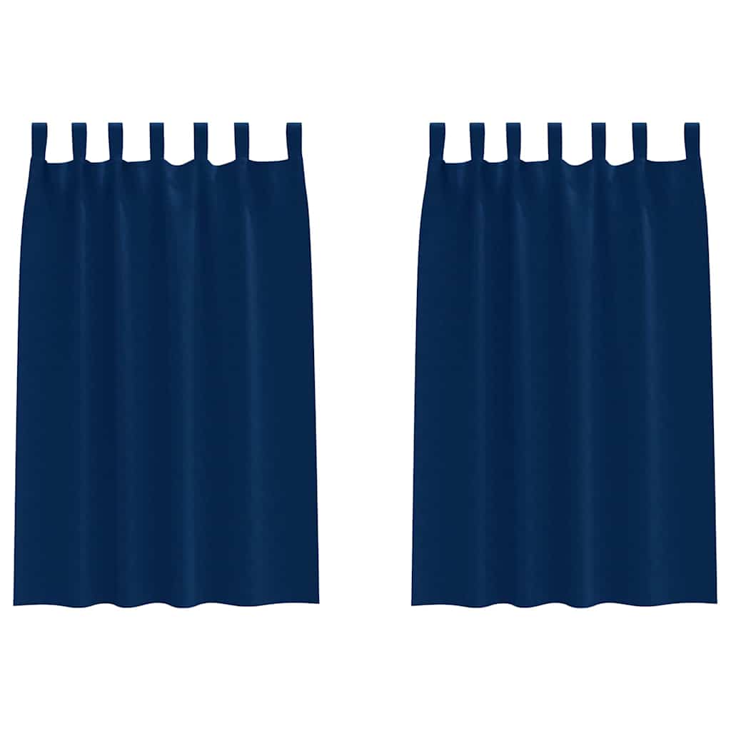 Tende oscuranti con tende Blu Scuro Poliestere 4107584