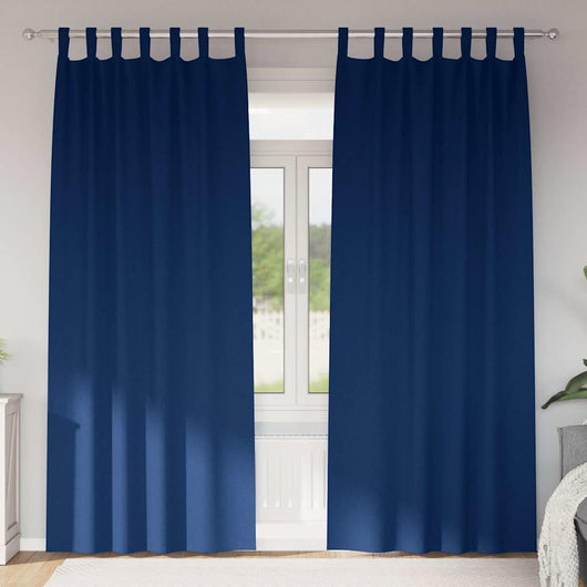Tende oscuranti con tende Blu Scuro Poliestere 4107585