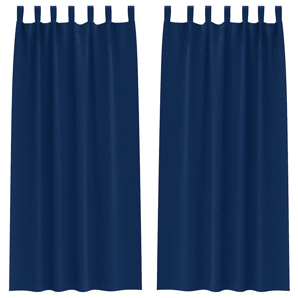 Tende oscuranti con tende Blu Scuro Poliestere 4107585