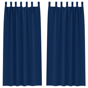 Tende oscuranti con tende Blu Scuro Poliestere 4107586