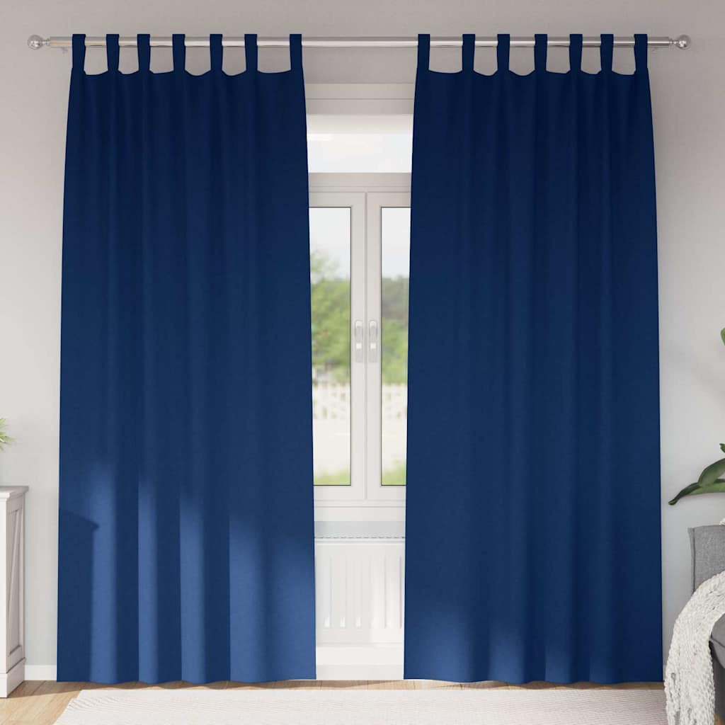 Tende oscuranti con tende Blu Scuro Poliestere 4107587