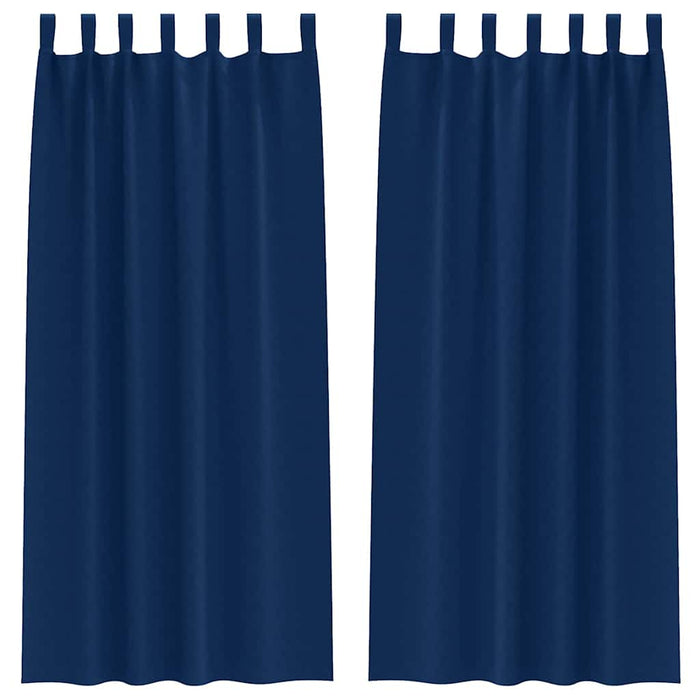 Tende oscuranti con tende Blu Scuro Poliestere 4107587