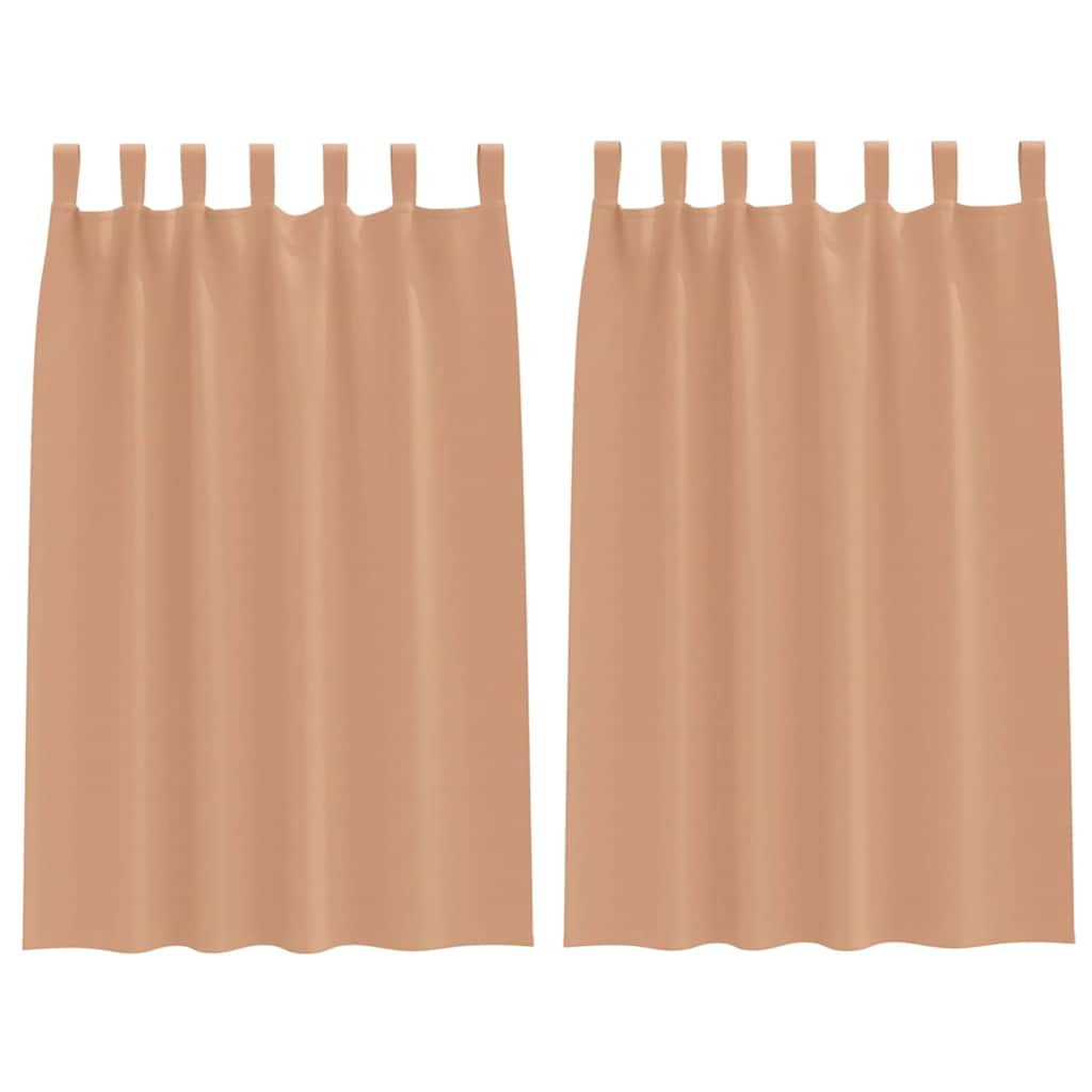 Tende oscuranti con tende Marrone Chiaro Poliestere 4107589