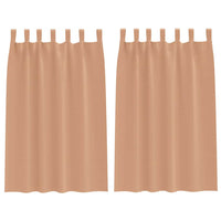 Tende oscuranti con tende Marrone Chiaro Poliestere 4107589