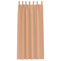 Tende oscuranti con tende Marrone Chiaro Poliestere 4107591