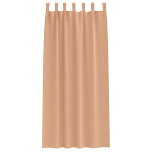 Tende oscuranti con tende Marrone Chiaro Poliestere 4107591