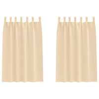 Tende oscuranti con tende Crema Poliestere 4107594