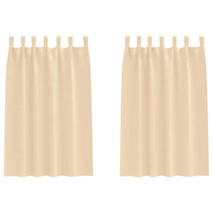 Tende oscuranti con tende Crema Poliestere 4107594