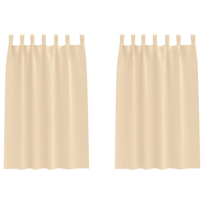 Tende oscuranti con tende Crema Poliestere 4107594